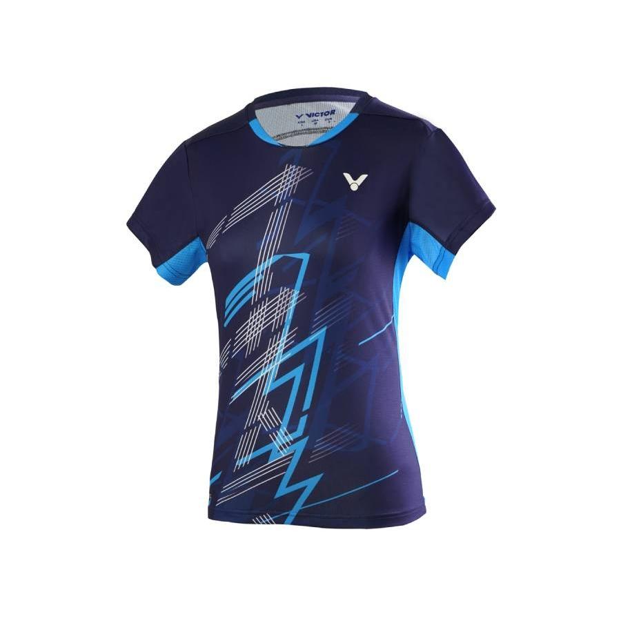 Victor T B ネイビー ビクター ゲームシャツ Ladies 日本バドミントン協会検定合格品 Victor T b ガット張りの店ネットイン 通販 Yahoo ショッピング