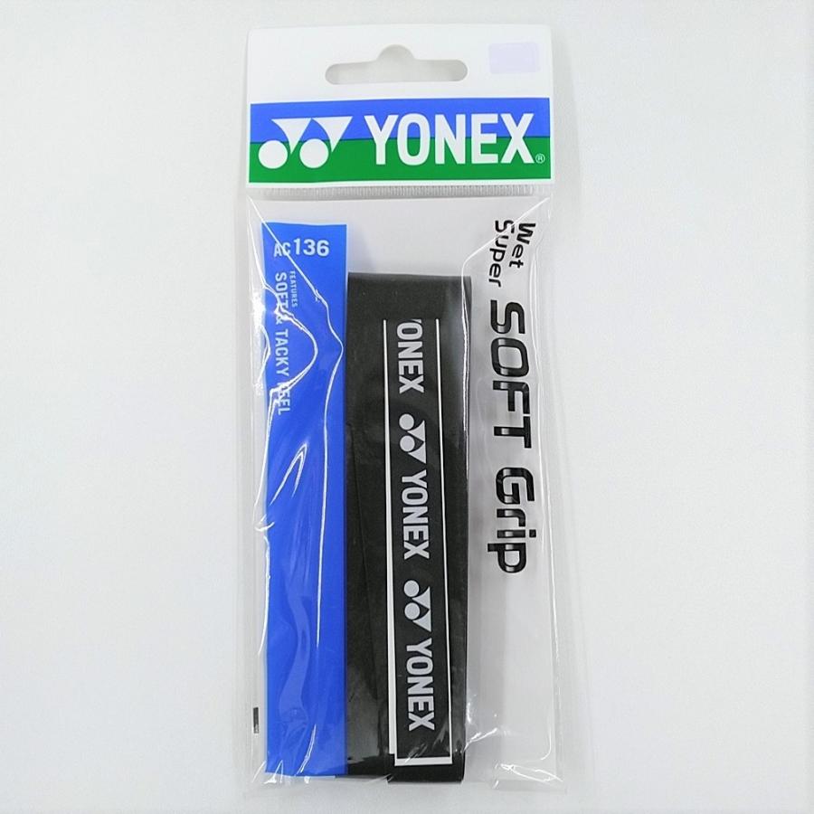 YONEX AC136 ヨネックス ウェットスーパーソフトグリップ 1本入 ウェットタイプ 長尺対応 厚手  :yonex-ac136:ガット張りの店ネットイン - 通販 - Yahoo!ショッピング