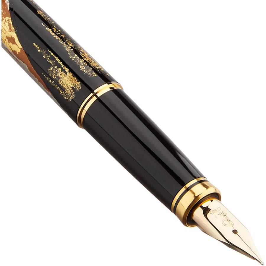 プラチナ万年筆 蒔絵万年筆 美巧コレクション 金沢箔 赤富士 細字 PTL-20000H#58 ペン先Ｆサイズ/4724_2