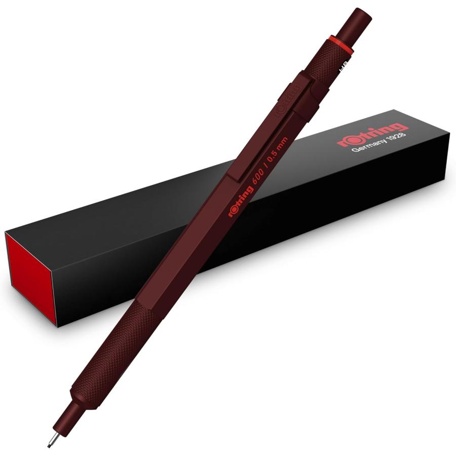 ロットリング シャーペン 0.5mm 製図用シャープペンシル メカニカルペンシル 600 チョコトリュフ 0.5mm 化粧箱入り 2204410 日本正規品 | ロットリング | 01