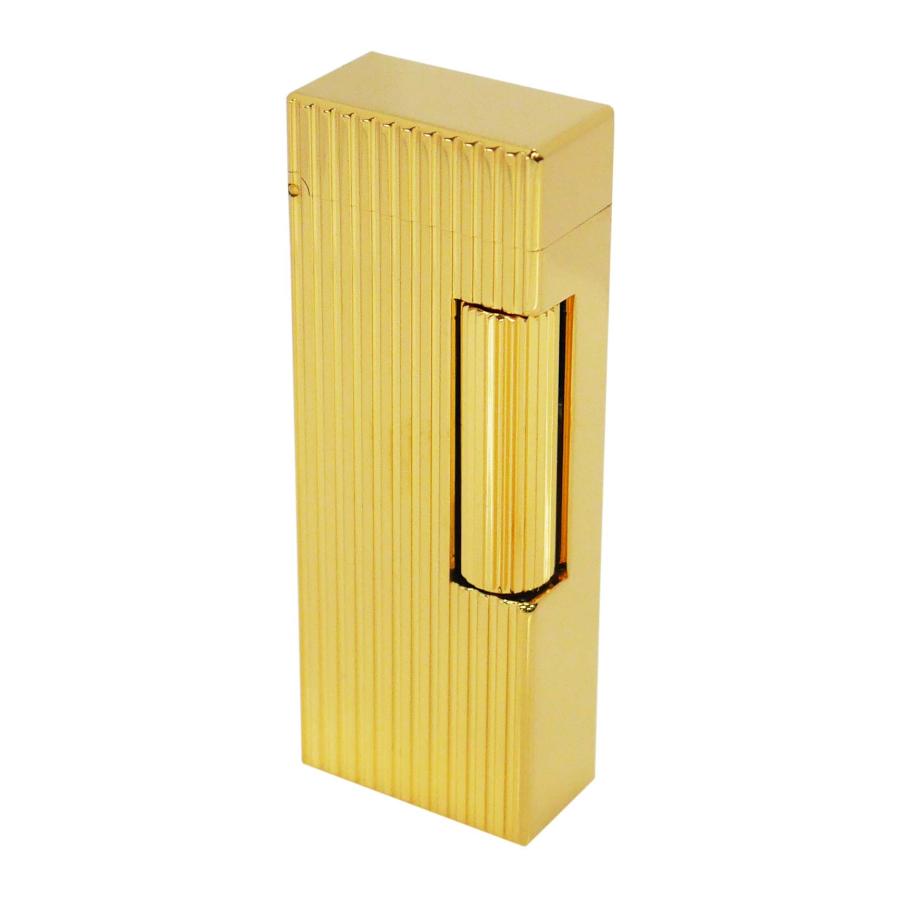 ダンヒル　ローラガスライター　ゴールド　ほぼ新品　本物 dunhill（ダンヒル） ガスライター ゴールド ローラ DU25FRR5112710TU