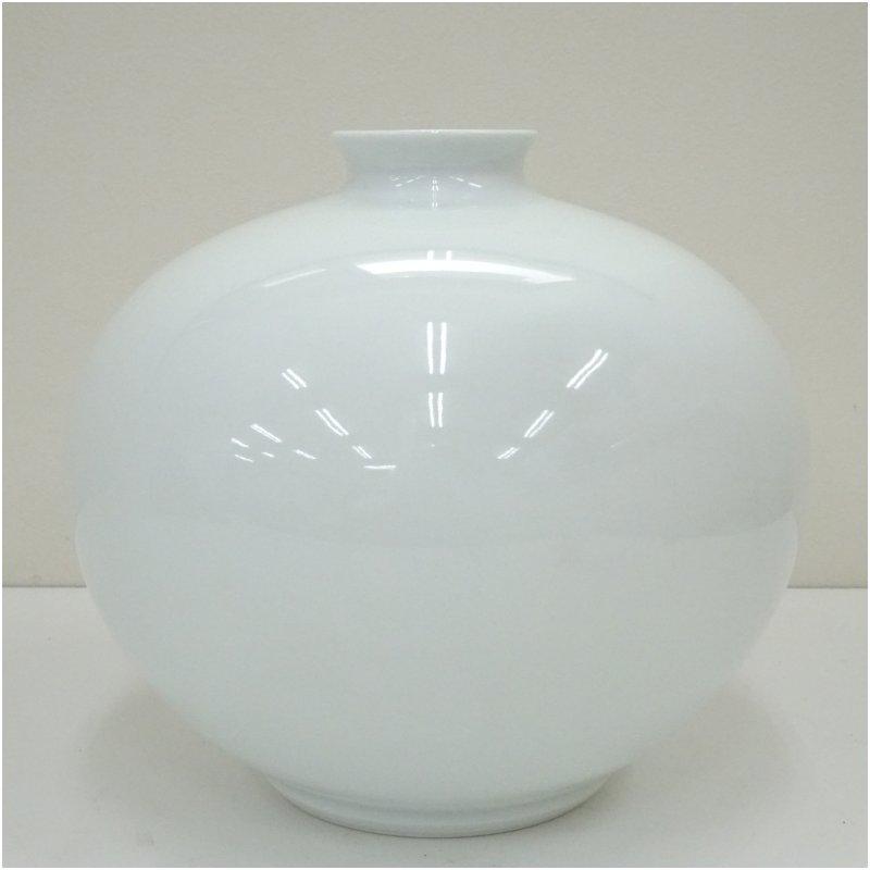 萩焼 松雲山 松浦無元造 掛花入（共箱） B328b 「萩 盃」松浦無元造 共