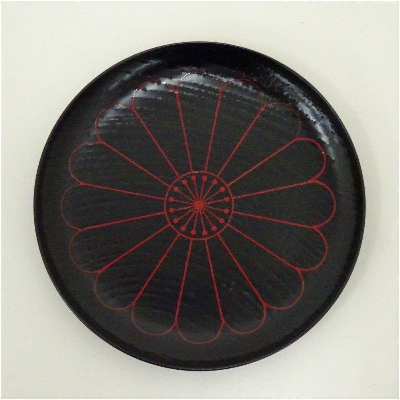 象彦　菊 銘々皿　黒8枚セット 象彦 菊 銘々皿 黒8枚セット 象彦 菊 銘々皿 黒8
