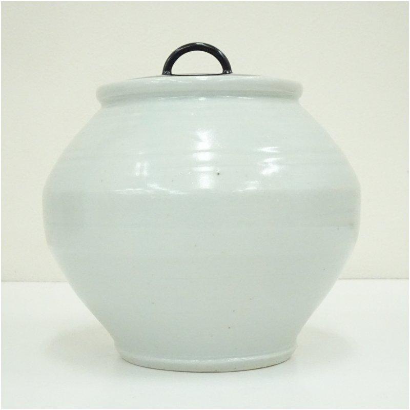 瀧田項一造 白磁水指（共箱） : 茶道具と掛軸のショップつなぐ - 通販