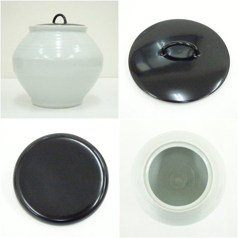 瀧田項一造 白磁水指（共箱） : 茶道具と掛軸のショップつなぐ - 通販