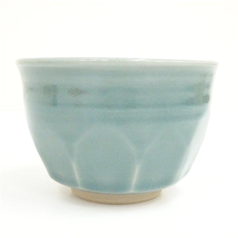 豊窯 寺田美山造 御題青 青磁茶碗（共箱） : 茶道具と掛軸のショップ