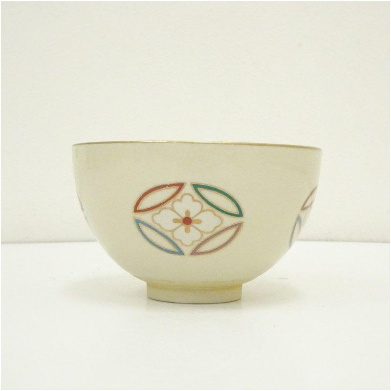 京焼 原平造 色絵七宝茶碗 : 茶道具と掛軸のショップつなぐ - 通販