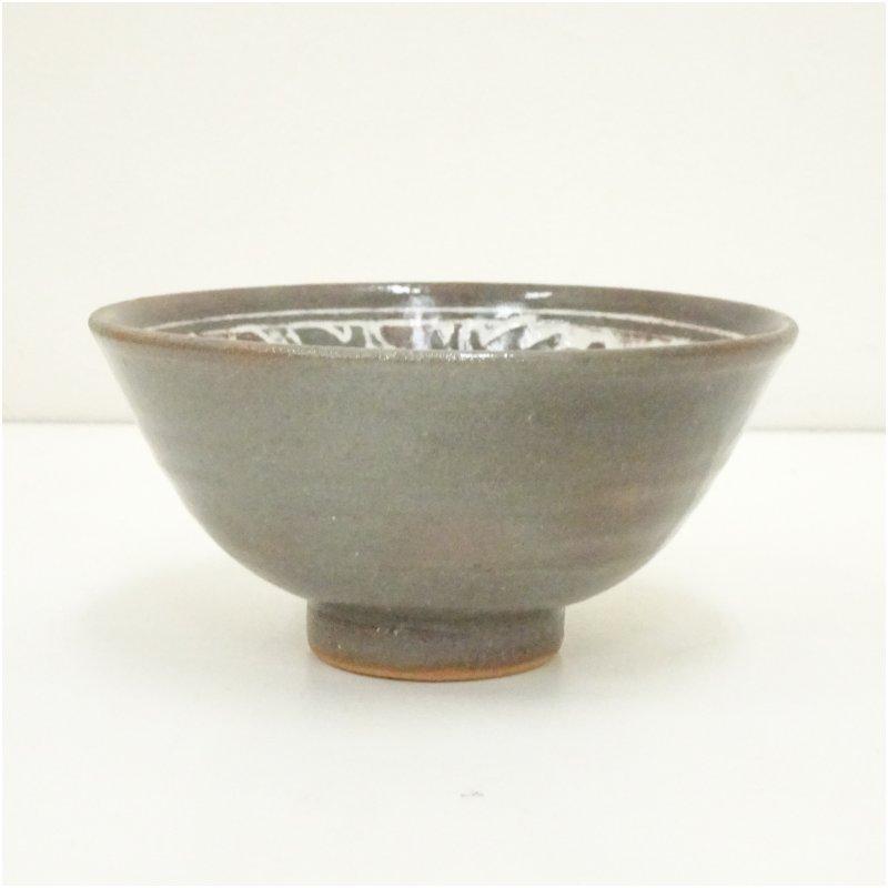 萩焼 迦葉山窯 柴田武師 「無事」共箱 抹茶碗（gf11） 工芸品 抹茶碗