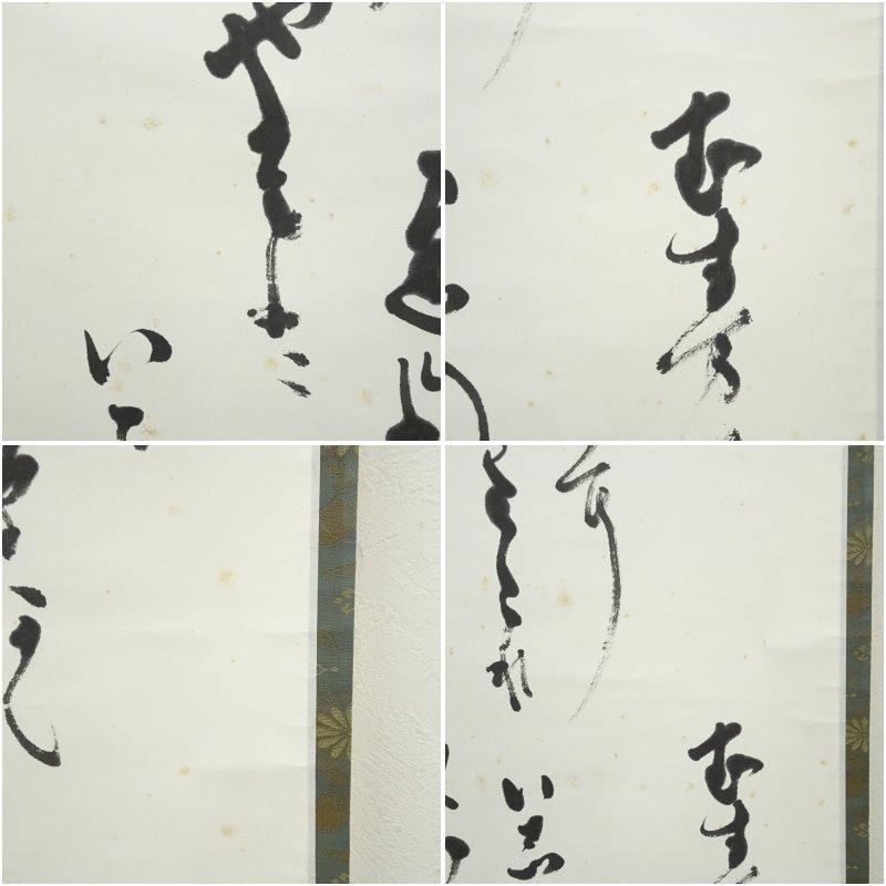 武者小路千家　十四代　不徹斎　「君が代」　肉筆紙本掛軸_6