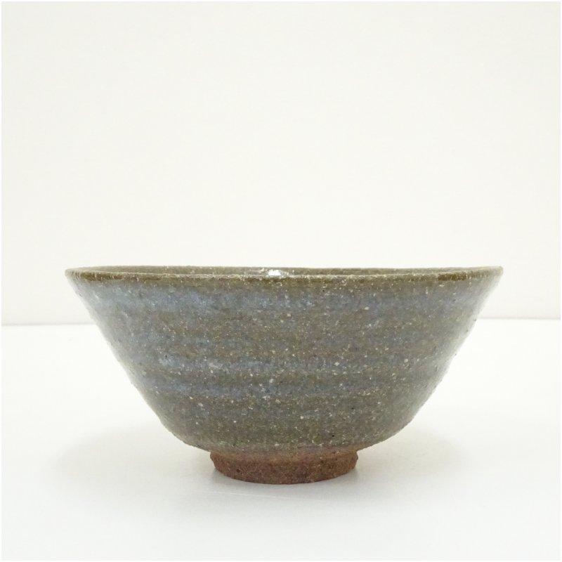 上野焼 薪窯 高鶴淳一造 茶碗（仕覆付）（共箱） : 茶道具と掛軸の