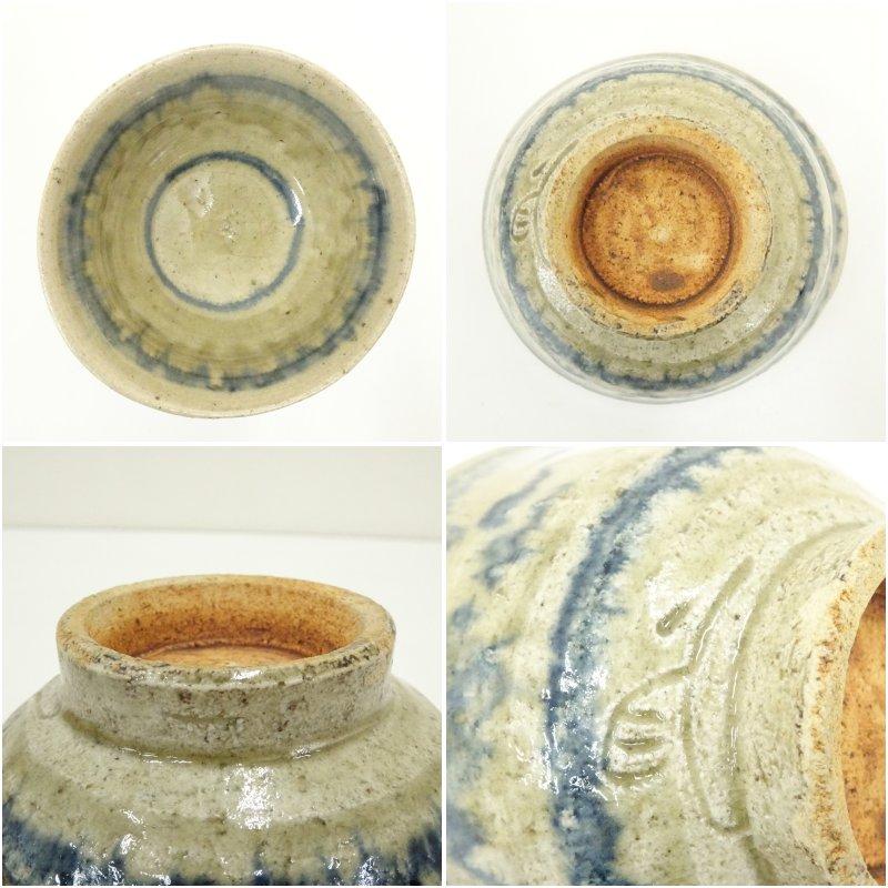 龍窯 加藤舜陶造 砂雲呉須茶碗（共箱） : 茶道具と掛軸のショップ 