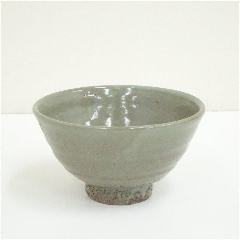 萩焼 松籟庵 城山窯「金子信彦」茶道具 抹茶茶碗 共箱 W205 茶碗 『萩