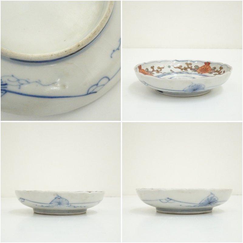 伊万里焼 染錦花唐草文小皿5客 : 茶道具と掛軸のショップつなぐ - 通販