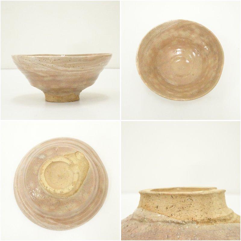 萩焼 九世 坂高麗左衛門（韓岳）造 茶碗（共箱） 10代 坂