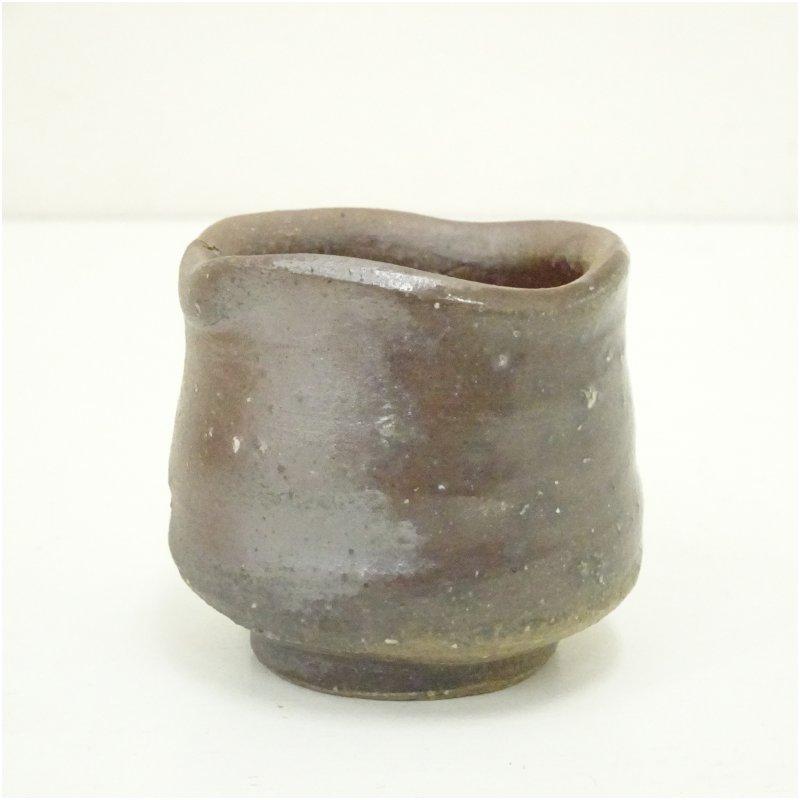 美術品・アンティーク・コレクション 備前焼の大きな菓子器 西川政美
