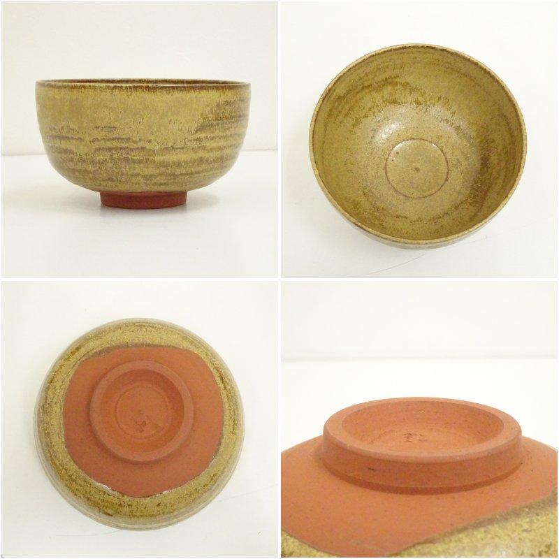 京焼 岡本和郎造 蕎麦釉茶碗（共箱） : 茶道具と掛軸のショップつなぐ