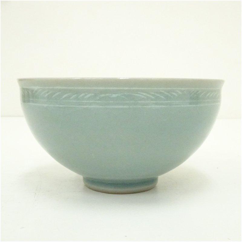 高麗　青磁　茶碗 東国窯 少山造 高麗青磁茶碗（共箱） : 茶道具と掛軸のショップつなぐ
