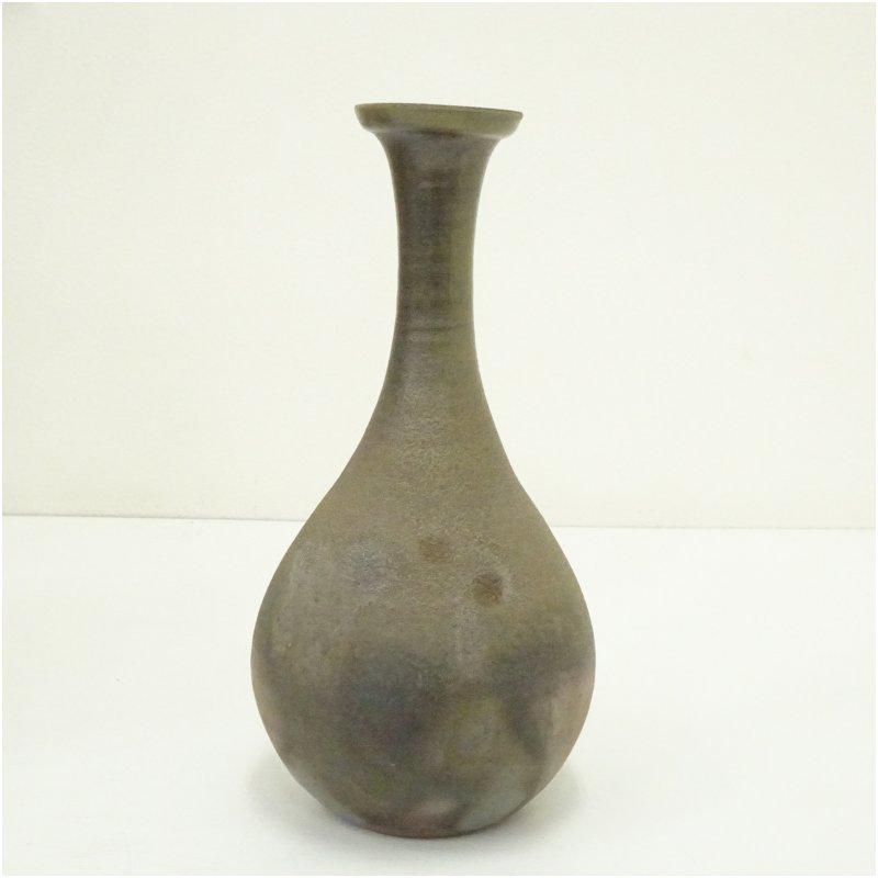 備前焼 春湖苑造 西村春湖 花入（共箱） : 茶道具と掛軸のショップ