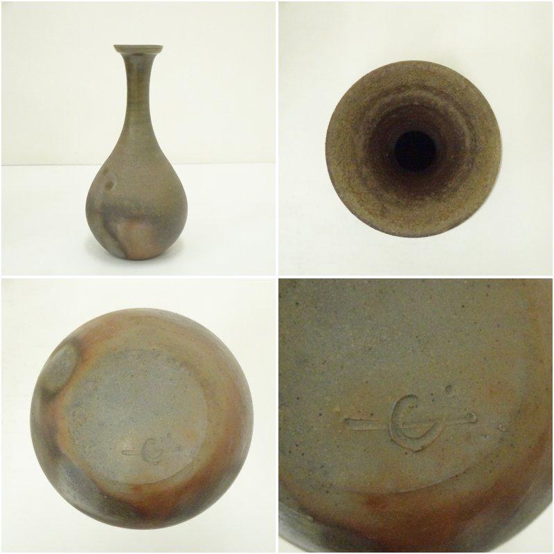 備前焼 春湖苑 西村春湖　5枚 備前焼 春湖苑造 西村春湖 花入（共箱） : 茶道具と掛軸のショップ
