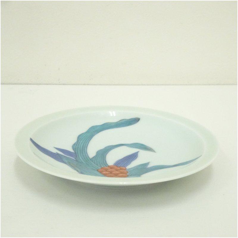 有田焼 今泉今右衛門造 錦万年青絵銘々皿5客（共箱） : 茶道具と掛軸の