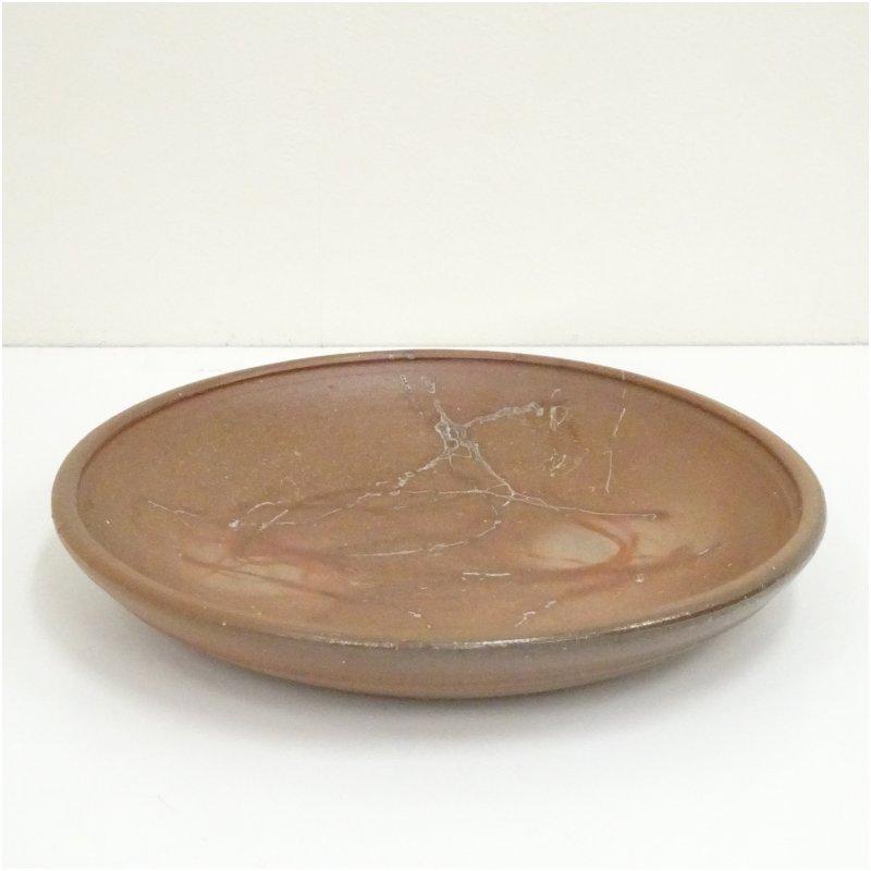 備前焼 陽山窯 伊勢崎満造 平皿（共箱）