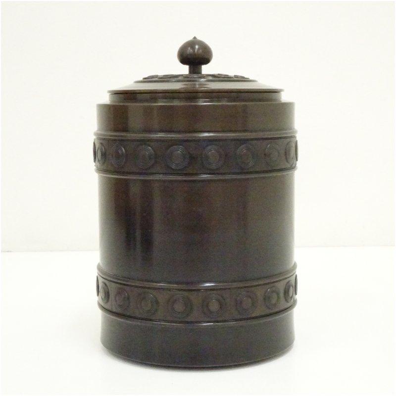 風炉師 鳳泉造 唐銅皆具（共箱） : 茶道具と掛軸のショップつなぐ