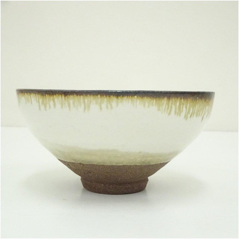 唐津焼 中里嘉孝造 唐津皮鯨茶碗（共箱） ☆星夢☆XX4 中里嘉孝 （父