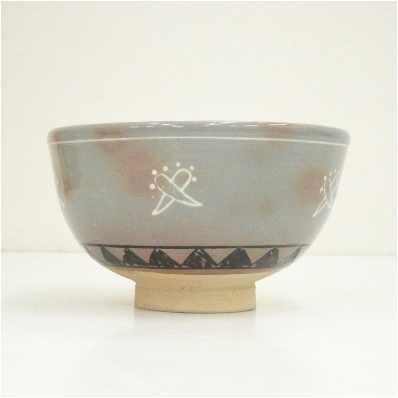 駕洛窯造 御本三島茶碗（共箱） : 茶道具と掛軸のショップつなぐ