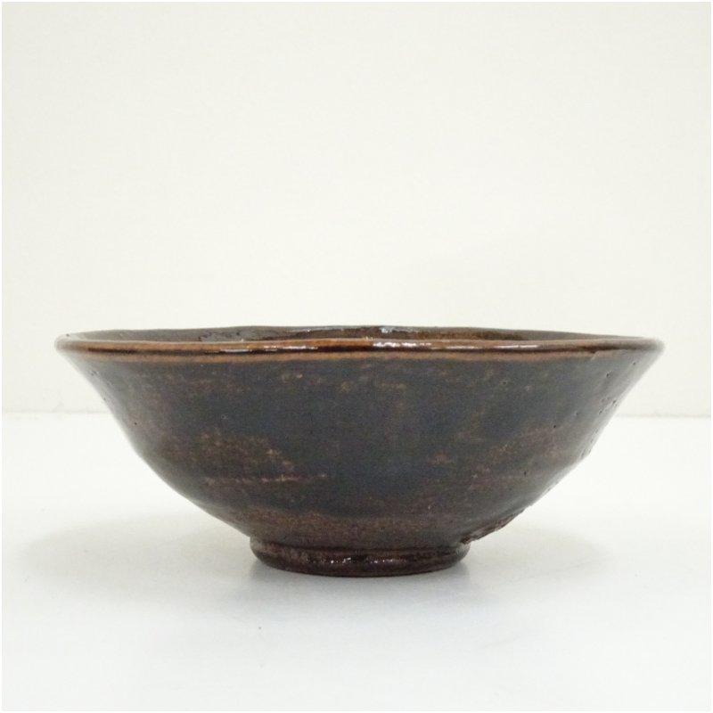 伊豆蔵撫山　大樋茶碗　大樋焼　黒茶碗　共箱 美術品・アンティーク・コレクション 伊豆蔵撫山 大樋茶碗 大樋焼 黒
