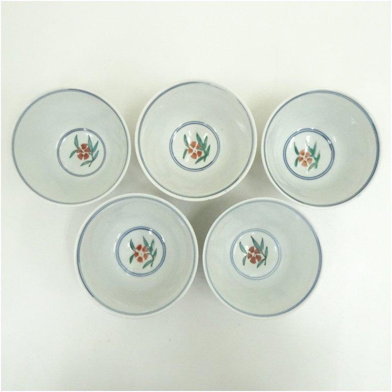 茶道具 大明成化年製 五彩團龍紋茶碗 汲出し茶碗 茶器 四客 煎茶道具 大明成化年製 古九谷風汲出茶碗5客（共箱） : 茶道具と掛軸のショップ