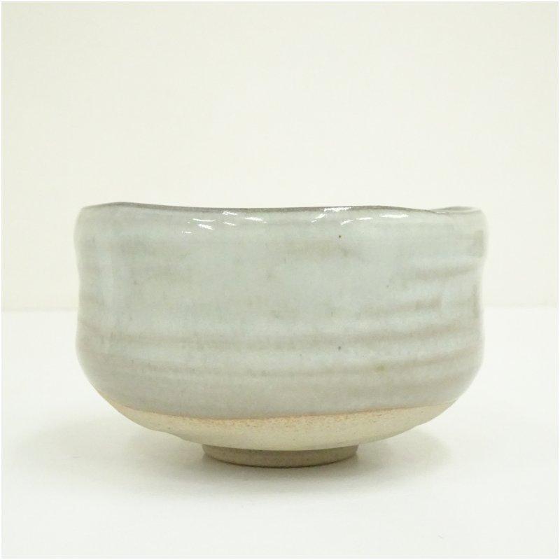 赤膚焼 尾西楽斎造 萩釉茶碗（共箱） : 茶道具と掛軸のショップつなぐ