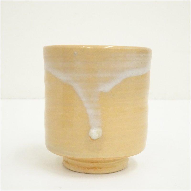 十一世坂高麗左衛門　萩焼　湯呑 萩焼 十一世 坂高麗左衛門造 湯呑（共箱） : 茶道具と掛軸の