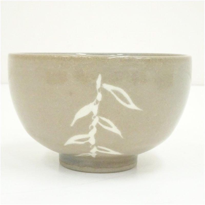 ブランド登録なし - 高田焼 青木取りつくろう 象嵌入茶碗（共箱）