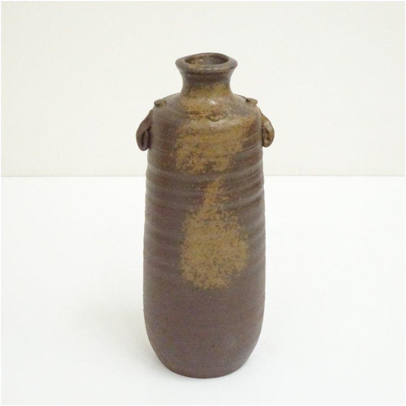 備前焼 木村陶峰造 花入（共箱） : 茶道具と掛軸のショップつなぐ
