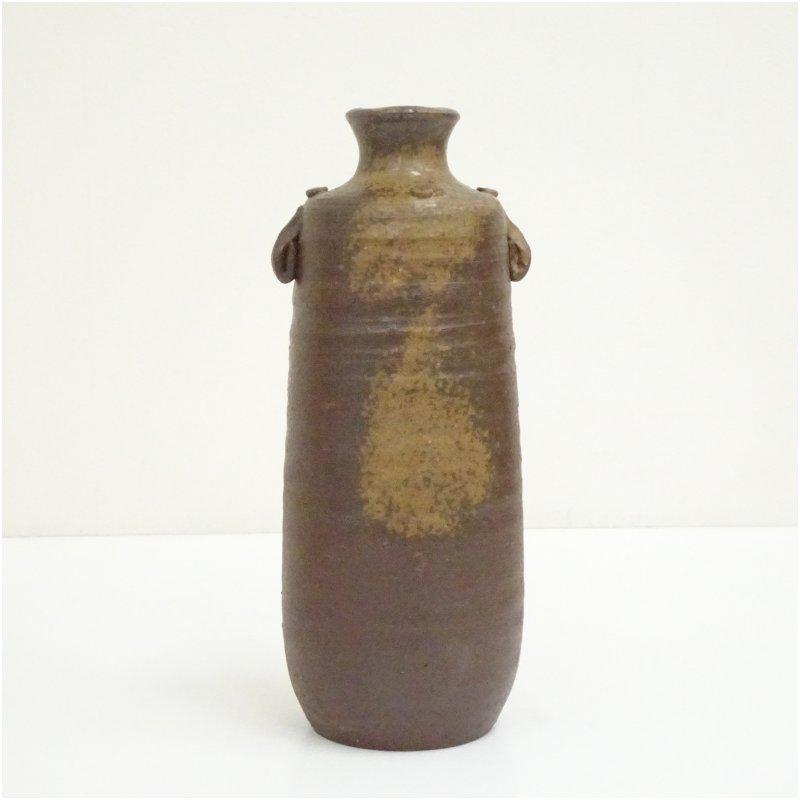 備前焼 木村陶峰造 花入（共箱） : 茶道具と掛軸のショップつなぐ