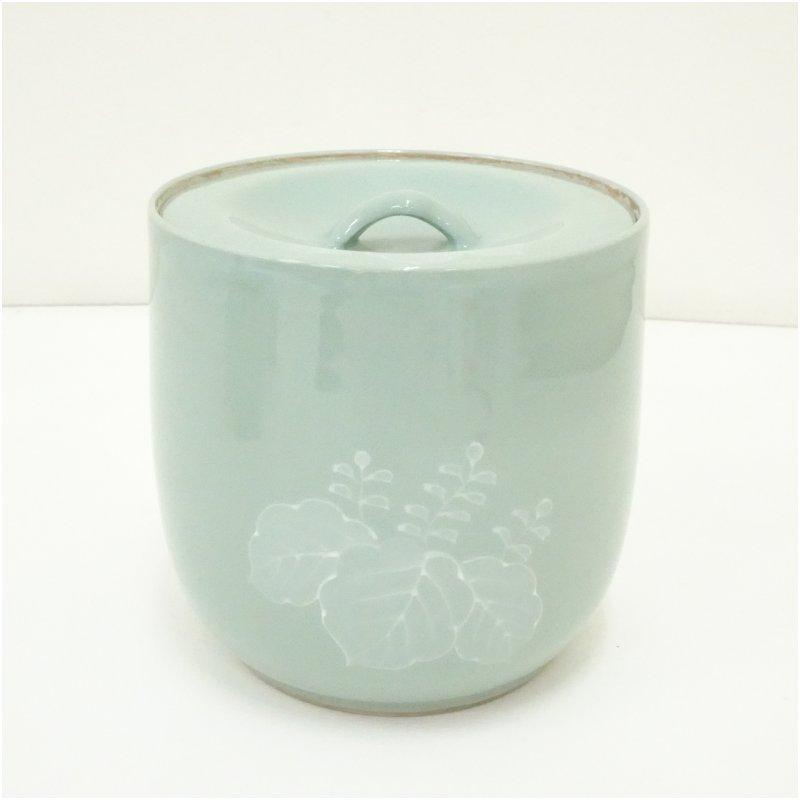 京焼 富田静山造 青磁白盛皆具（共箱） : 茶道具と掛軸のショップ