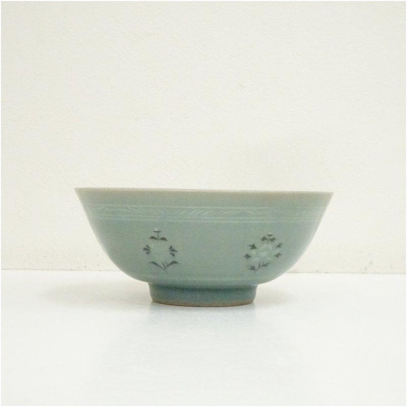 漢青陶窯 金福漢造 高麗青磁茶碗（共箱） : 茶道具と掛軸のショップ