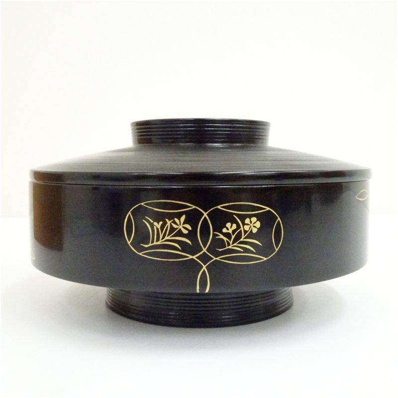 【象彦】　菓子器 象彦造 漆塗蒔絵七宝文菓子器（共箱） : 茶道具と掛軸のショップつなぐ