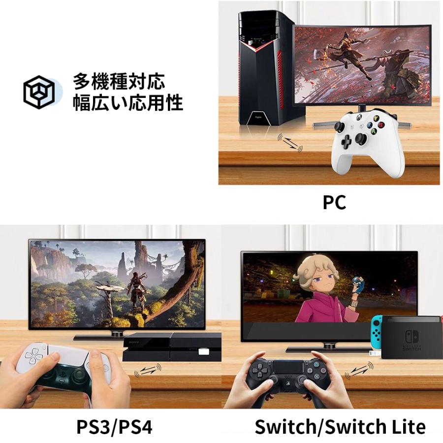 Ps5コントローラー受信機 レシーバー Ps5変換アダプター Dualsenseをpc Switch Switch Lite Ps3 Ps4で使えるアダプター Bluetooth5 0高速通信 Ps5 Receiver01 Netkey ヤフーショッピング店 通販 Yahoo ショッピング