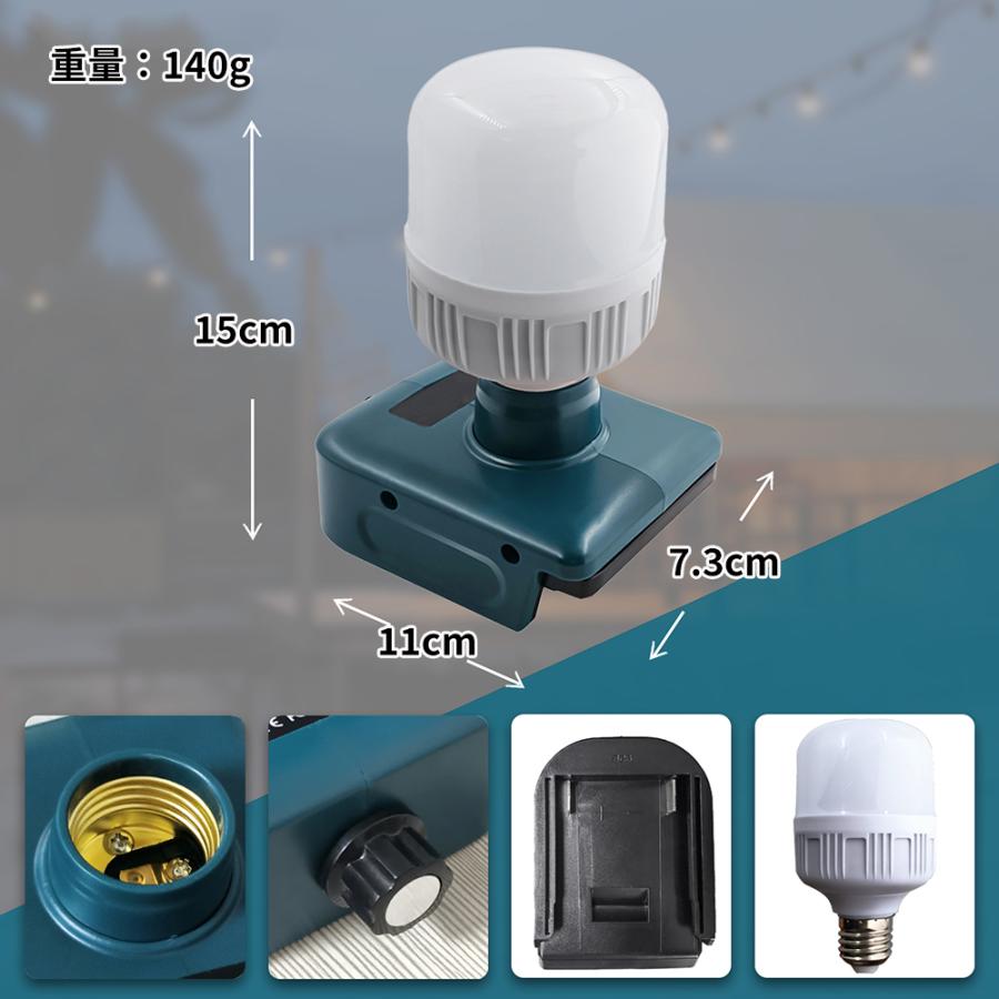 マキタ（makita） 高輝度LED搭載 1300lm ワークライト ヘッドライト