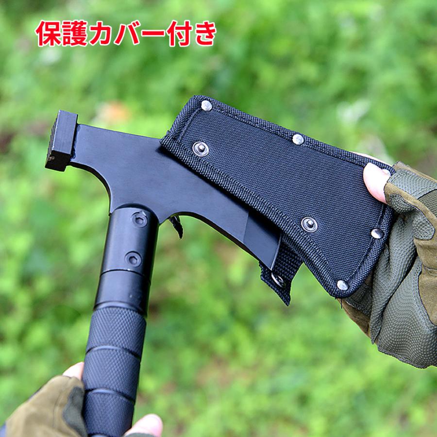 アウトドア用斧 組み立て 多機能 折りたたみ式斧 手斧 薪割り 登山キャンプ 野外作業 ハンドアックス ハチェット |  | 05