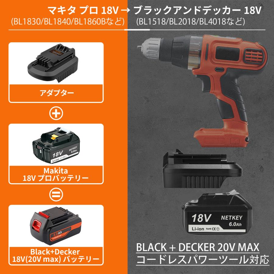 マキタ（makita） バッテリーコンバータ バッテリー変換アダプター