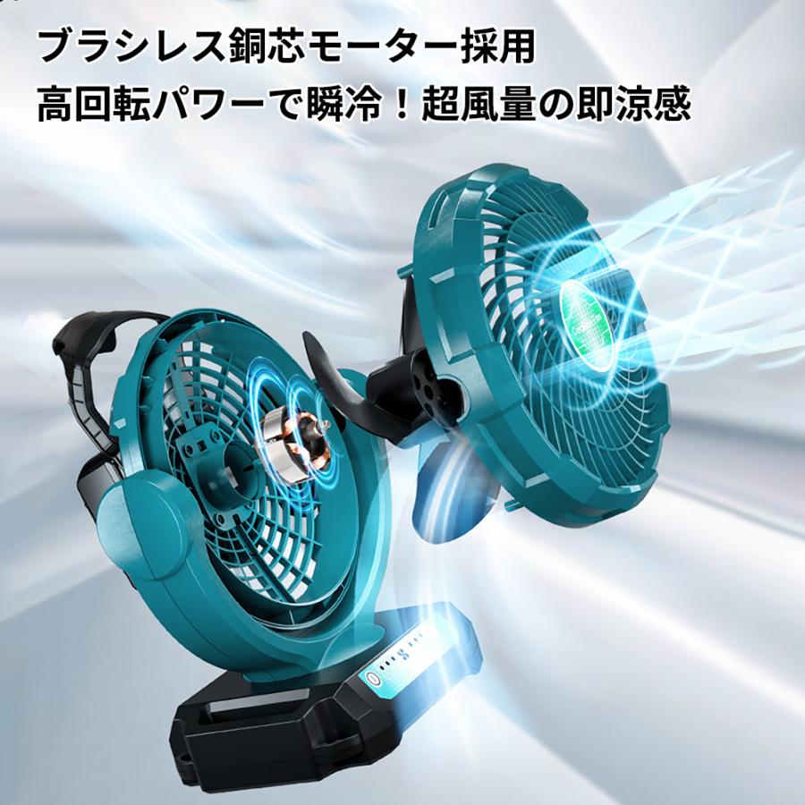 マキタ（makita） コードレス扇風機 充電式ファン マキタ互換品 Makita