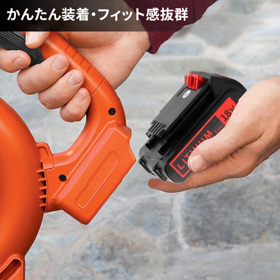 高品質 ブラック＆デッカー (BLACK+DECKER) BL2018 2000mAh 互換バッテリー｜netkey-store｜04