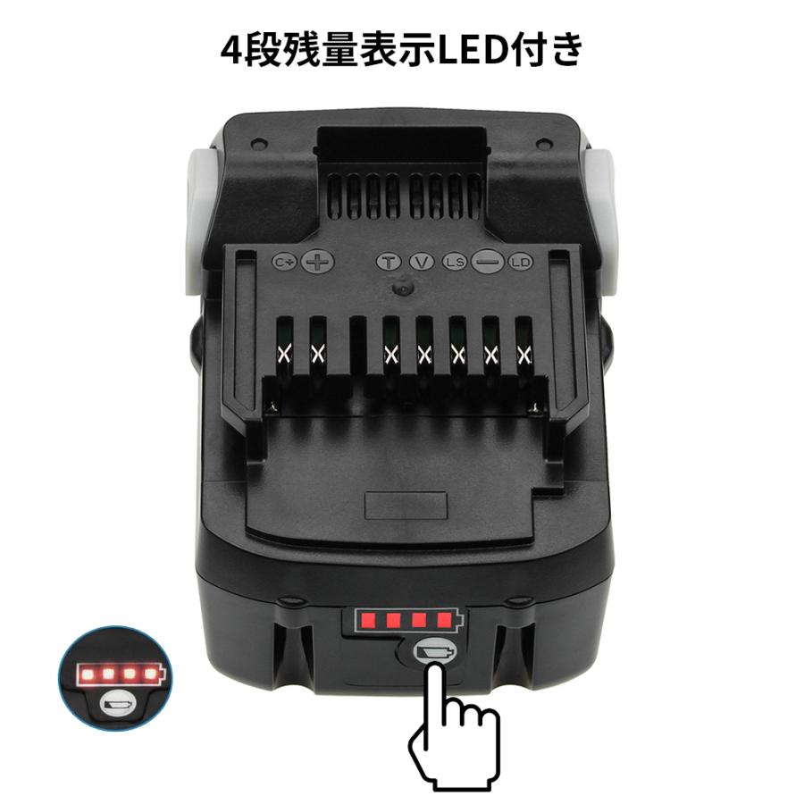 HiKOKI ハイコーキ(旧:日立工機)BSL1860B 大容量6000mAh 残量 HiKOKI ハイコーキ(旧:日立工機)BSL1860B 大容量6000mAh 残量