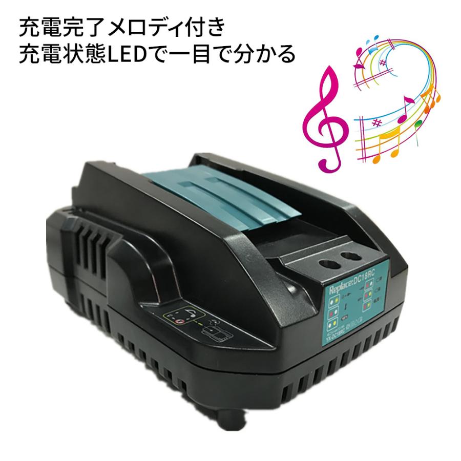マキタ（makita） 小型充電器 DC18RC 互換品 : ネットキーストア