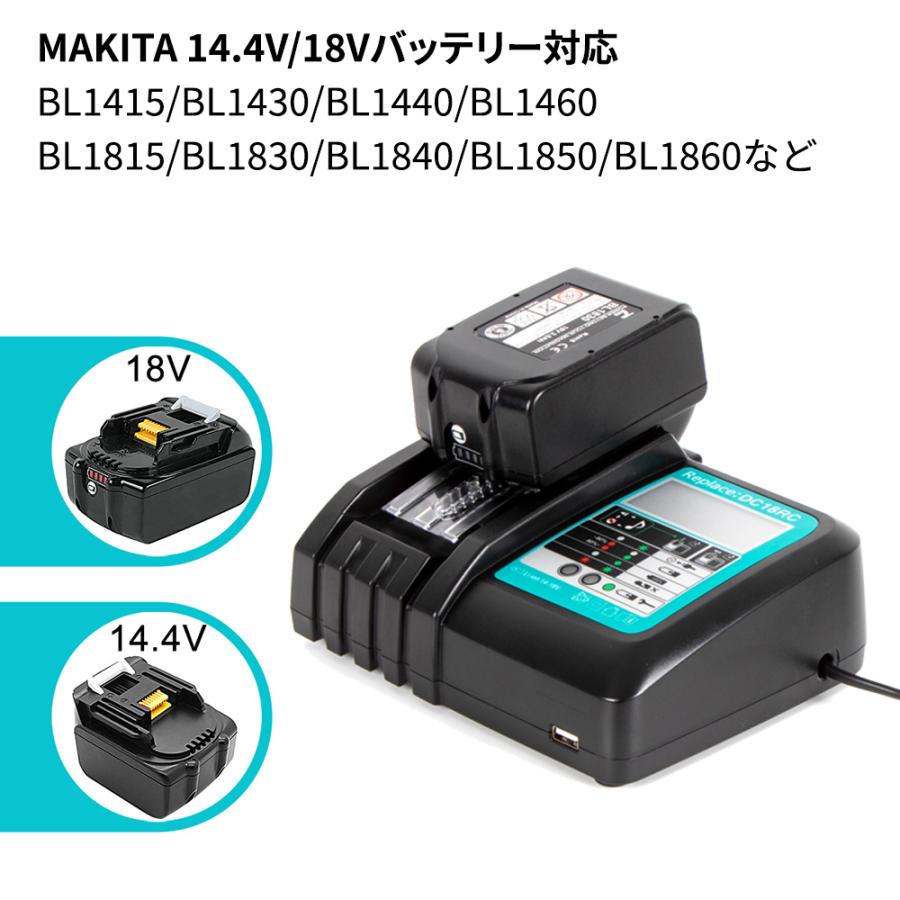 マキタ急速充電器 Amazon.co.jp: マキタ 急速充電器14.4～18V DC18RF : DIY・工具
