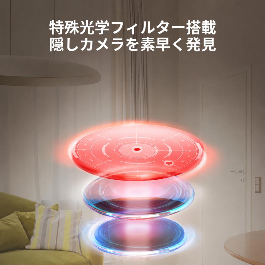 小型盗撮カメラ探知器 隠しカメラ発見器 盗撮検知器 盗撮対策グッズ 多機能 LEDライト＆補助赤フラッシュライト搭載 日本語取説付き |  | 09