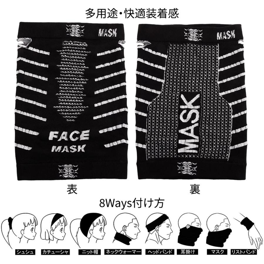 フェイスマスク スノーボード スキー フェイスカバー ネックカバー 耳かけ付き 保温防寒 吸汗速乾 高通気性 |  | 09