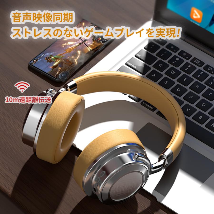Bluetooth5.4 ヘッドセット ヘッドホン ハイレゾ対応 最大38時間連続再生 Type-C高速充電 シンプルデザインかつ高級感 無線有線2Ways 日本語取扱説明書付き |  | 08